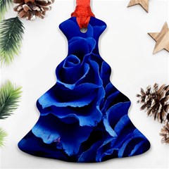 Blue Rose Flower Plant Romance Ornament (christmas Tree) 