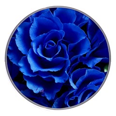 Blue Rose Flower Plant Romance Wireless Charger by Wegoenart