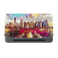 New York Skyline Manhattan City Memory Card Reader With Cf by Wegoenart