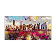 New York Skyline Manhattan City Yoga Headband by Wegoenart