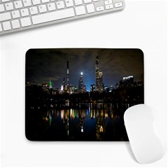 New York Night Central Park Skyscrapers Skyline Small Mousepad by Wegoenart