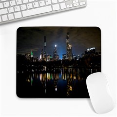 New York Night Central Park Skyscrapers Skyline Large Mousepad by Wegoenart