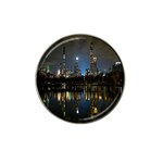 New York Night Central Park Skyscrapers Skyline Hat Clip Ball Marker (10 pack) Front