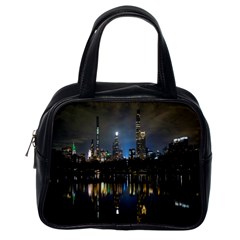 New York Night Central Park Skyscrapers Skyline Classic Handbag (one Side) by Wegoenart