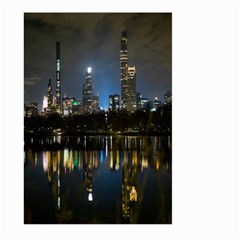 New York Night Central Park Skyscrapers Skyline Large Garden Flag (two Sides) by Wegoenart