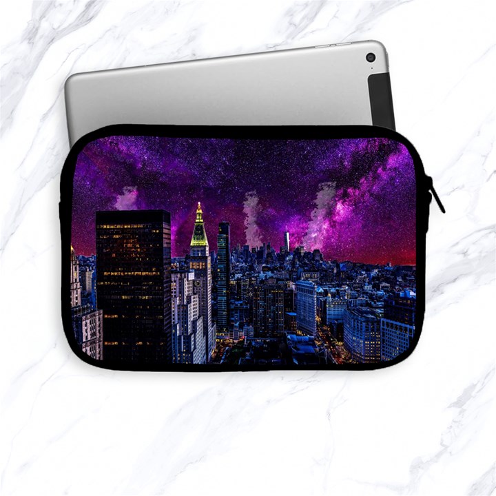 New York Manhattan Skyline Cityscape Downtown Apple iPad Mini Zipper Cases