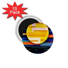 Background Abstract Horizon 1 75  Magnets (10 Pack)  by Ravend