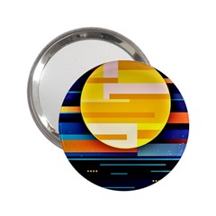 Background Abstract Horizon 2 25  Handbag Mirrors by Ravend