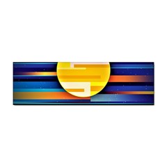 Background Abstract Horizon Sticker (bumper) by Ravend