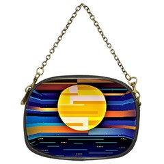 Background Abstract Horizon Chain Purse (one Side) by Ravend