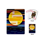 Background Abstract Horizon Playing Cards Single Design (Mini) Back