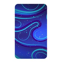 Wavy Abstract Blue Memory Card Reader (rectangular) by Ravend