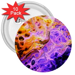 Conceptual Abstract Painting Acrylic 3  Buttons (10 Pack)  by Ravend