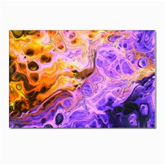 Conceptual Abstract Painting Acrylic Postcards 5  X 7  (pkg Of 10) by Ravend