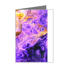 Conceptual Abstract Painting Acrylic Mini Greeting Card by Ravend