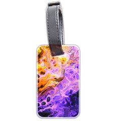 Conceptual Abstract Painting Acrylic Luggage Tag (two Sides) by Ravend