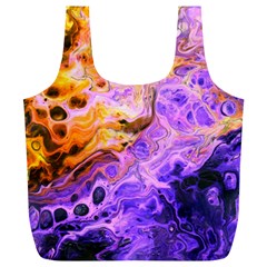 Conceptual Abstract Painting Acrylic Full Print Recycle Bag (xl) by Ravend