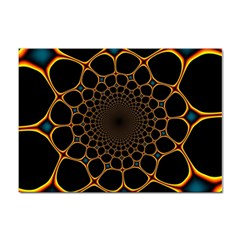 Fractal Abstract Web Art Digital Sticker A4 (10 pack)