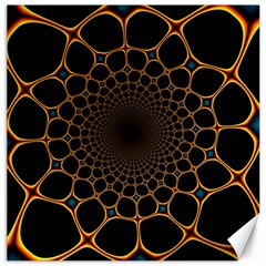 Fractal Abstract Web Art Digital Canvas 12  x 12 