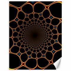 Fractal Abstract Web Art Digital Canvas 12  x 16 