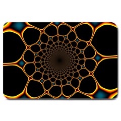 Fractal Abstract Web Art Digital Large Doormat