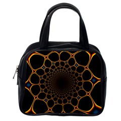 Fractal Abstract Web Art Digital Classic Handbag (One Side)