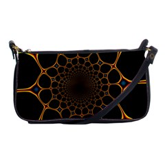 Fractal Abstract Web Art Digital Shoulder Clutch Bag