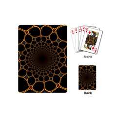 Fractal Abstract Web Art Digital Playing Cards Single Design (Mini)