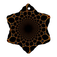 Fractal Abstract Web Art Digital Ornament (Snowflake)