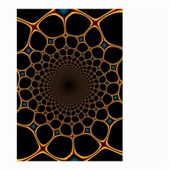 Fractal Abstract Web Art Digital Small Garden Flag (Two Sides)