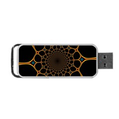 Fractal Abstract Web Art Digital Portable USB Flash (One Side)