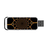 Fractal Abstract Web Art Digital Portable USB Flash (Two Sides) Front