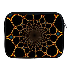 Fractal Abstract Web Art Digital Apple iPad 2/3/4 Zipper Cases