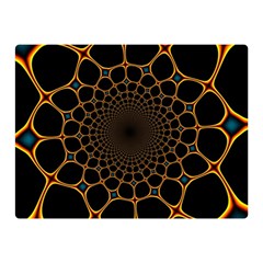 Fractal Abstract Web Art Digital Double Sided Flano Blanket (Mini) 