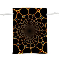 Fractal Abstract Web Art Digital  Lightweight Drawstring Pouch (XL)