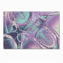 Illustration Fractal Pattern Modern Art Digital Postcard 4 x 6  (pkg Of 10)