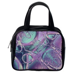 Illustration Fractal Pattern Modern Art Digital Classic Handbag (one Side) by Ravend