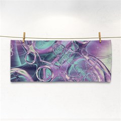 Illustration Fractal Pattern Modern Art Digital Hand Towel by Ravend