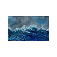 Waves Sea Sky Wave Sticker (rectangular)