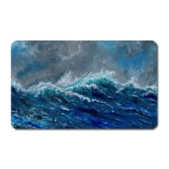 Waves Sea Sky Wave Magnet (rectangular) by Ravend