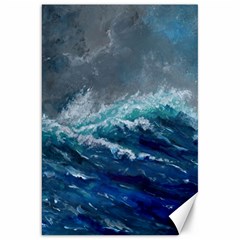 Waves Sea Sky Wave Canvas 20  X 30  by Ravend