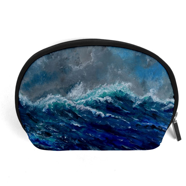 Waves Sea Sky Wave Accessory Pouch (Large)