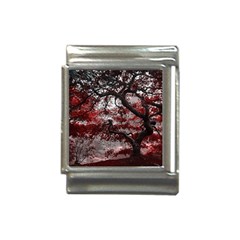 Tree Red Nature Abstract Mood Italian Charm (13mm)