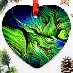 Fractal Art Pattern Abstract Ornament (heart)