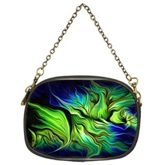 Fractal Art Pattern Abstract Chain Purse (one Side) by Ravend