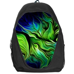 Fractal Art Pattern Abstract Backpack Bag by Ravend