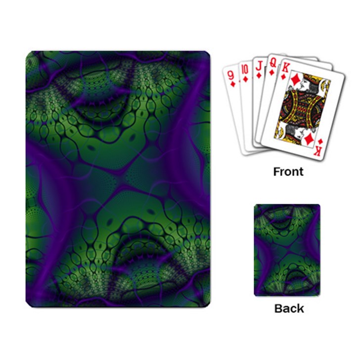 Abstract Fractal Art Pattern Playing Cards Single Design (Rectangle)