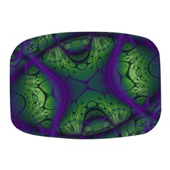 Abstract Fractal Art Pattern Mini Square Pill Box by Ravend