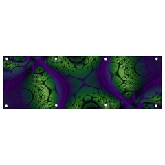 Abstract Fractal Art Pattern Banner And Sign 9  X 3 