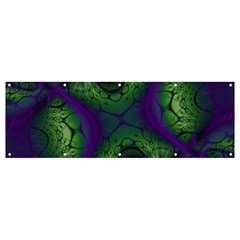 Abstract Fractal Art Pattern Banner And Sign 12  X 4 